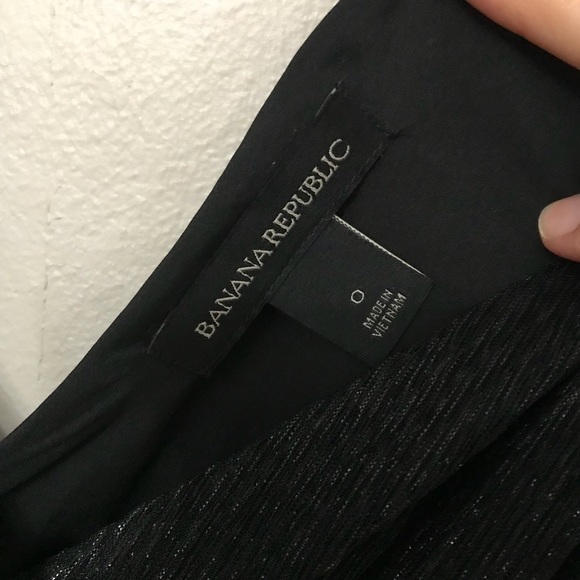 NWOT Banana Republic Black Sparkly Party Dress - Picture 3 of 3